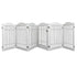 PaWz 6 Panels Pet Dog Playpen Puppy White-2029387230765780992