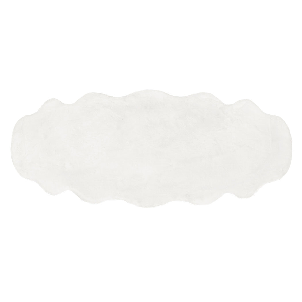 Marlow Floor Rug Area Rugs Cloud Fluffy 60X160cm White-1910113066142535680