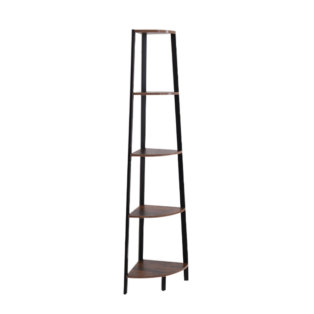 Levede 5 Tier Corner Shelf Industrial-1864183221558841344