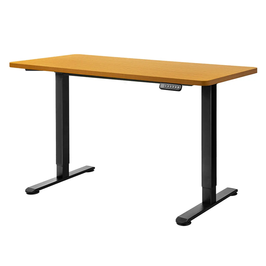 Levede Motorised Standing Desk Adjustable 120cm Natural 800x 1.5MM-2029387252869763072