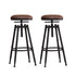Levede 2x Industrial Bar Stools Kitchen-2006733236885131264