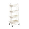 Levede 4 Tiers Kitchen Trolley Cart White-2006733175648292864