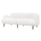 Levede Cloud Sofa 3 Seater Sherpa Fleece White