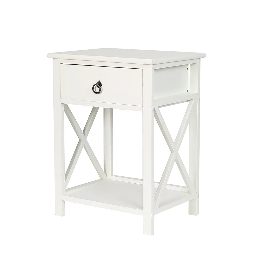 Levede 1x Bedside Tables Drawers Side-2006733144316841984