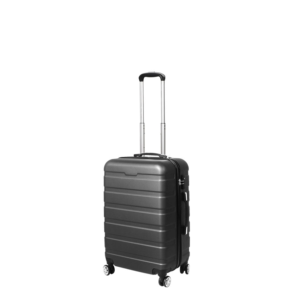 Slimbridge 20" Carry On Luggage Case Grey 20 inch-2006733063752650752