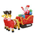 Santaco LED Inflatable Santa Sleigh Reindeer 2.2M-2065254640705998848