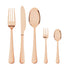 Stainless Steel Cutlery Set Glossy Knife Rose Gold-2006733055871553536