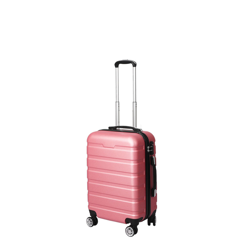 Slimbridge 20" Carry On Luggage Case Rose Gold 20 inch-2006733064457293824