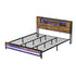 Levede King Bed Frame Storage Headboard Industrial-2050056748856905728