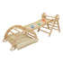 BoPeep Kids Climbing Toys Sets Toddler Toys Triangle Arch Climber Indoor Natural-2050059014313742336