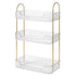 Ilus 3 Tier Makeup Organiser Vanity Countertop Shelf Cosmetic Holder White-2065254302259220480