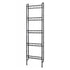 Levede Slim Storage Rack Kitchen Organiser Wall Mounted Metal Shelf Black-2072893555600396288