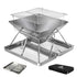 Levede Folding BBQ Portable Charcoal Grill 2-IN-1-1919892812770447360