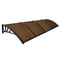 Mountview Window Door Awning Outdoor 1M X 4M Brown 1x4M-2018816911630012416