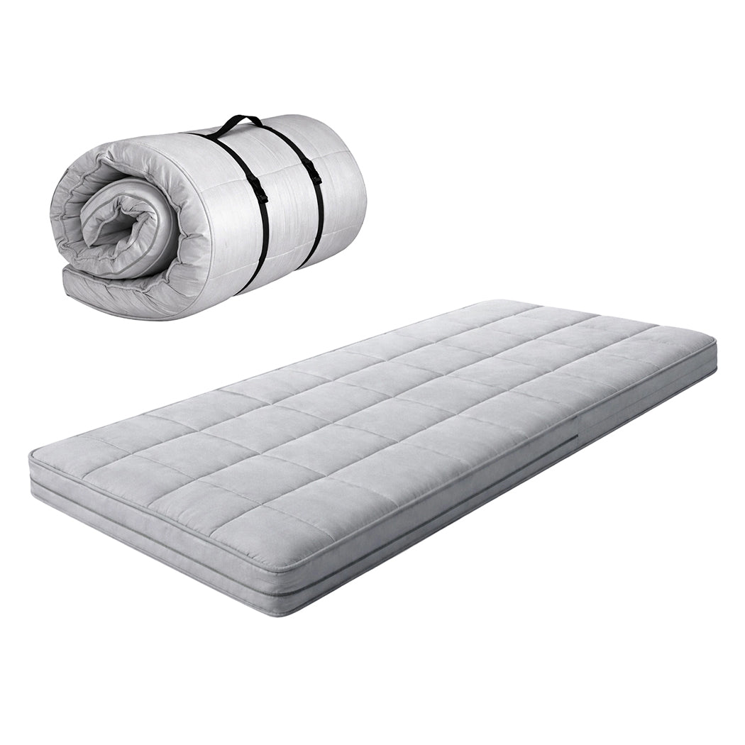 Dreamz Floor Mattress Single Portable Foldable Foam Sleeping Pad Bed Roll Up Mat-2027211049446543360