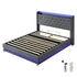 Levede Double Bed Frame Gas Lift LED Light-2006732862769991680
