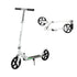 MONVELO Folding Scooter Dual Large Wheels White-1950770003653562368