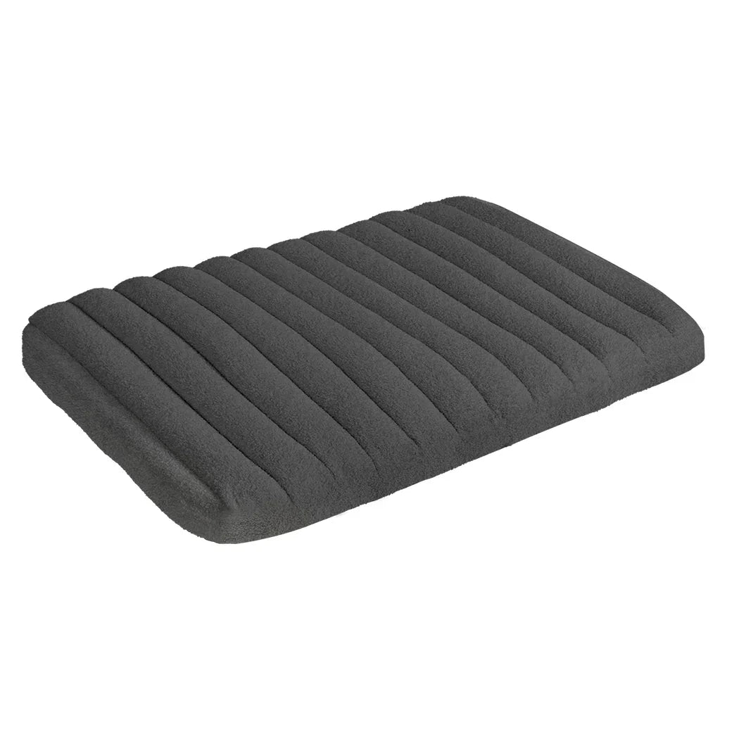 Pawz L Size Orthopedic Dog Bed with Sherpa Plush Removable Cover in Grey-2018816704137793536