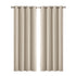 2x Blockout Curtains Panels 3 Layers Beige CD1003-132X213-GR-2018816668163248128