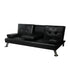Levede Sofa Bed Adjustable Recliner Black-2006733286516330496