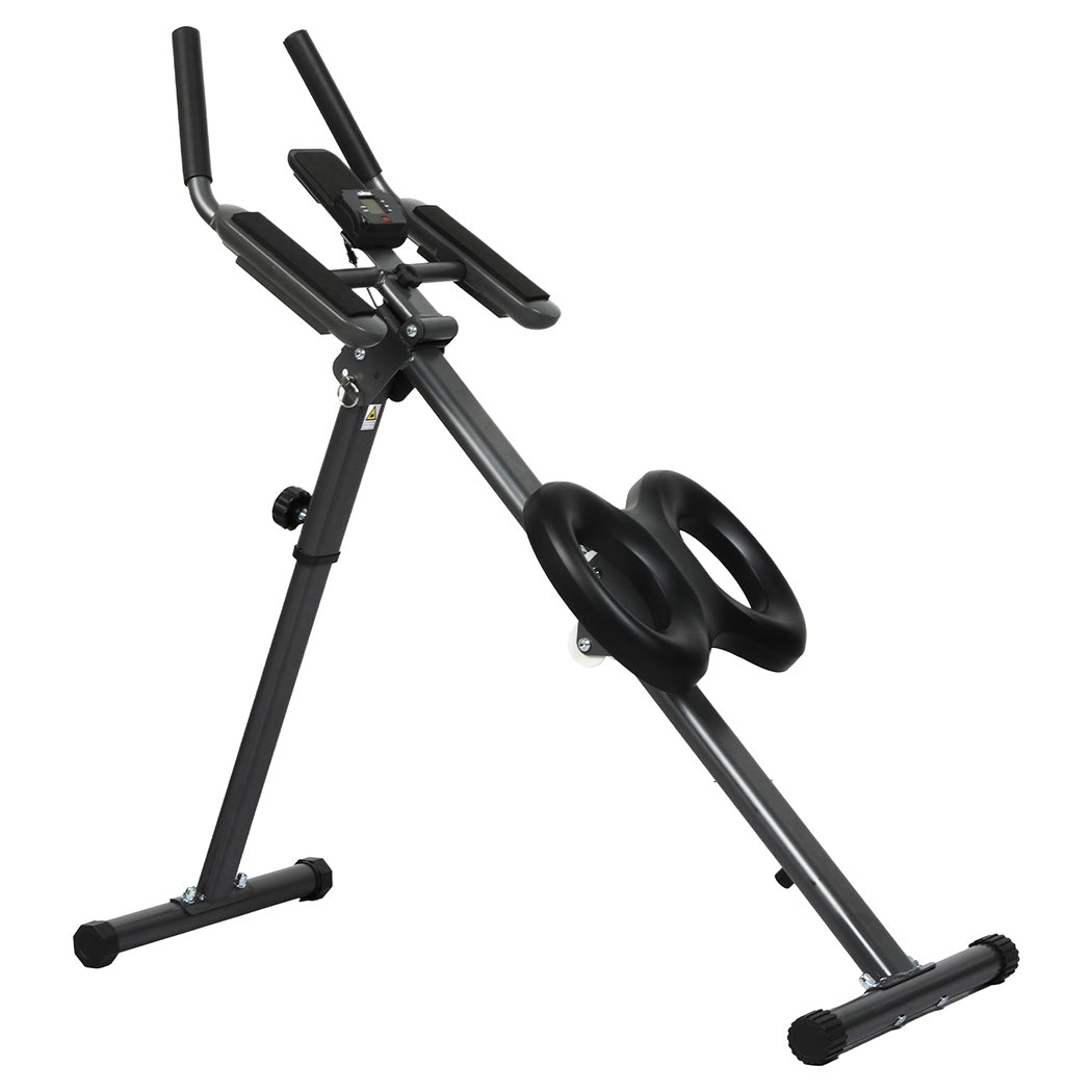 Centra Foldable Adjustment Ab Machine Black