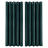 Marlow Blackout Curtains 2-Panel Velvet Room Darkening Eyelet Curtains 240x230cm-2072893568745345024