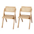 Levede 2X Dining Chairs Foldable Accent Clear-2006733269076414464