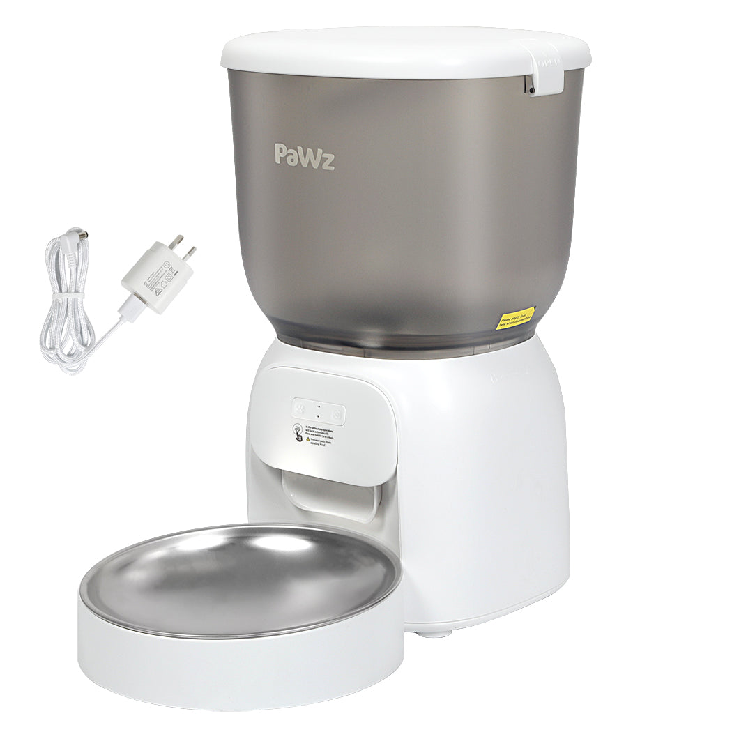 Pawz 4L Automatic Pet Feeder Dog Cat Wifi App-1919278361356668928