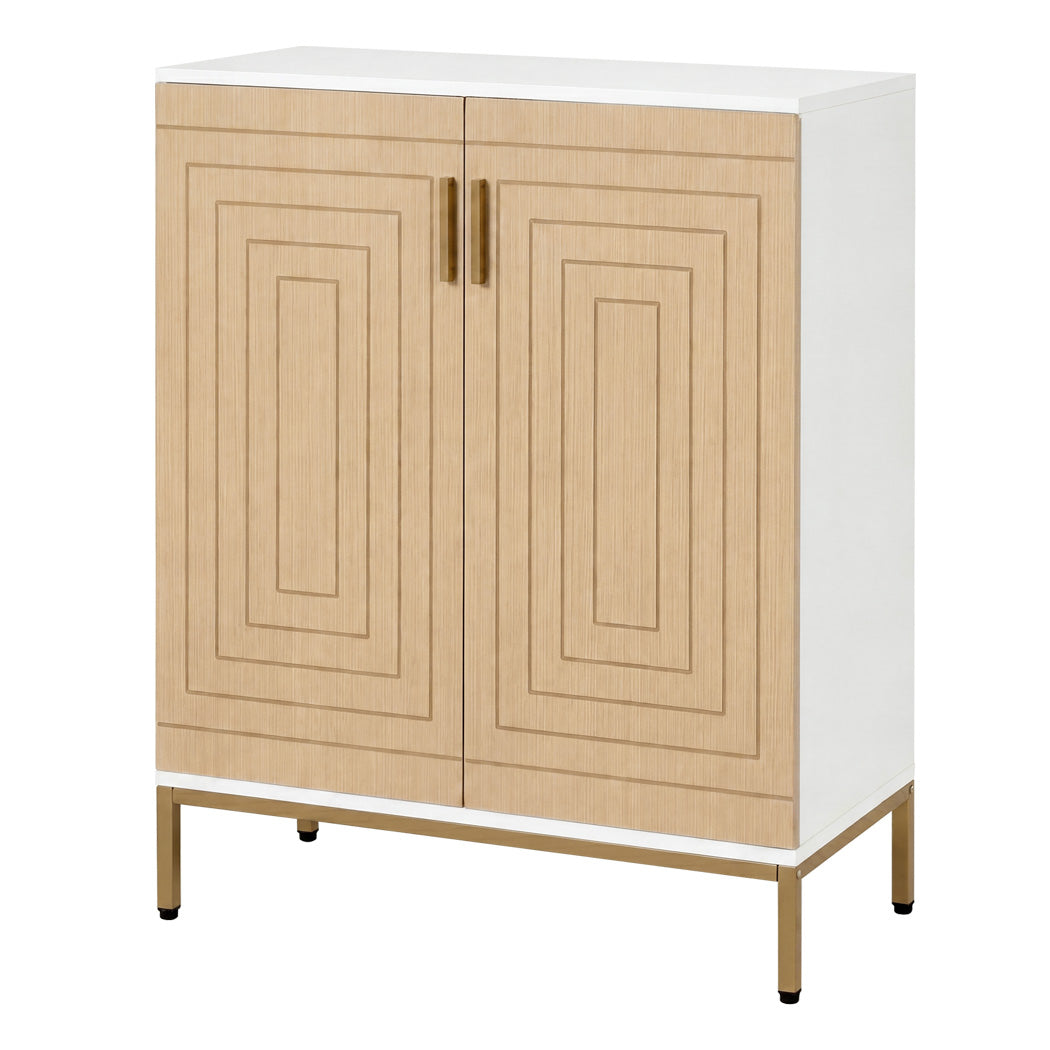 Levede Shoe Cabinet Adjustable Shelves 20 Pairs 5-Tier Shoe Rack Entryway White-2100034947745189888