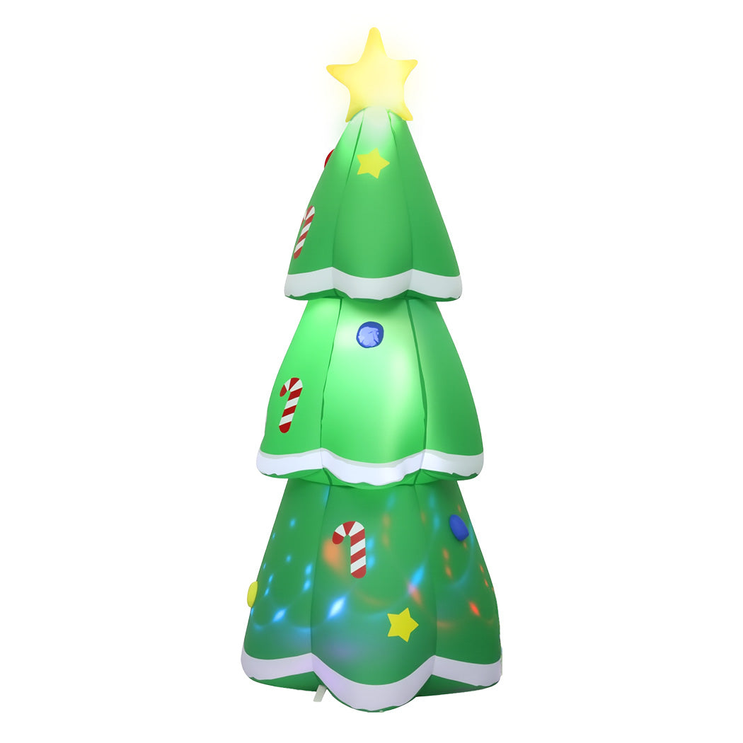 Santaco Inflatable 1.5M Christmas Tree Flashing Light-2065254641179955200