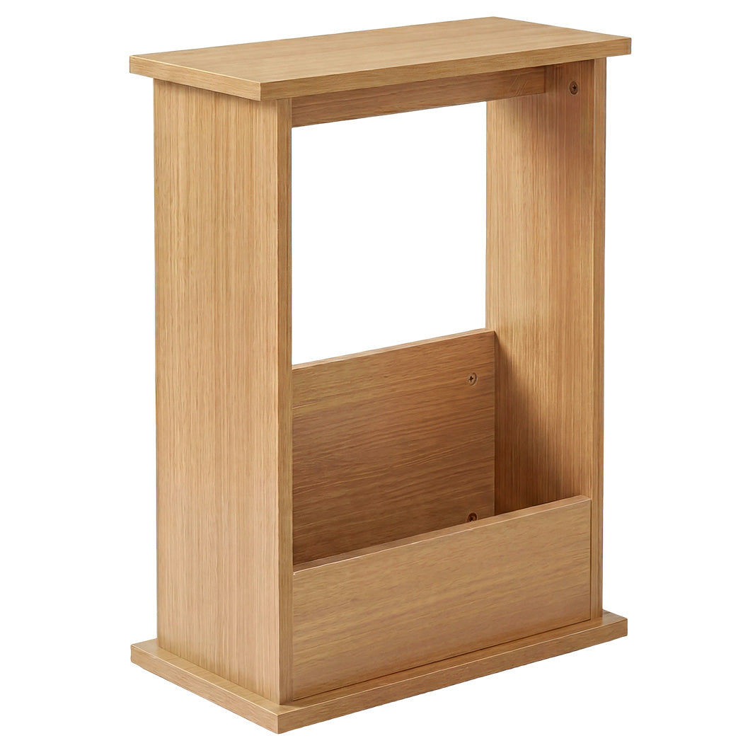 Levede Narrow Side Table Magazine Rack Slim End Bedside Storage Table Bedroom-2061251865689067520
