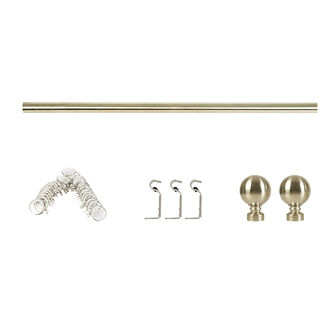 Marlow Curtain Rod Steel Quiet Rail Pole Set-1937319787524919296