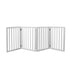 Wooden Pet Gate Dog Fence Retractable White 600x 3MM-2006732964024684544