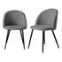 Levede 2x Dining Chairs Kitchen Cafe Black and White-2029387285673414656