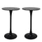 Levede 2x Round Bar Table Pub Tables Black-2018816908509450240