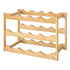 Toque Natural Bamboo Wine Rack 12 Bottles Organizer-2006732763805388800