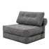 Levede Convertible Sofa Bed Foldable Single Sleeper Bed Compact Living Room Grey-2050056788195282944