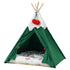 Pawz Pet Tent Dog Cat Tent Bed Washable Indoor Green-2050056804792143872