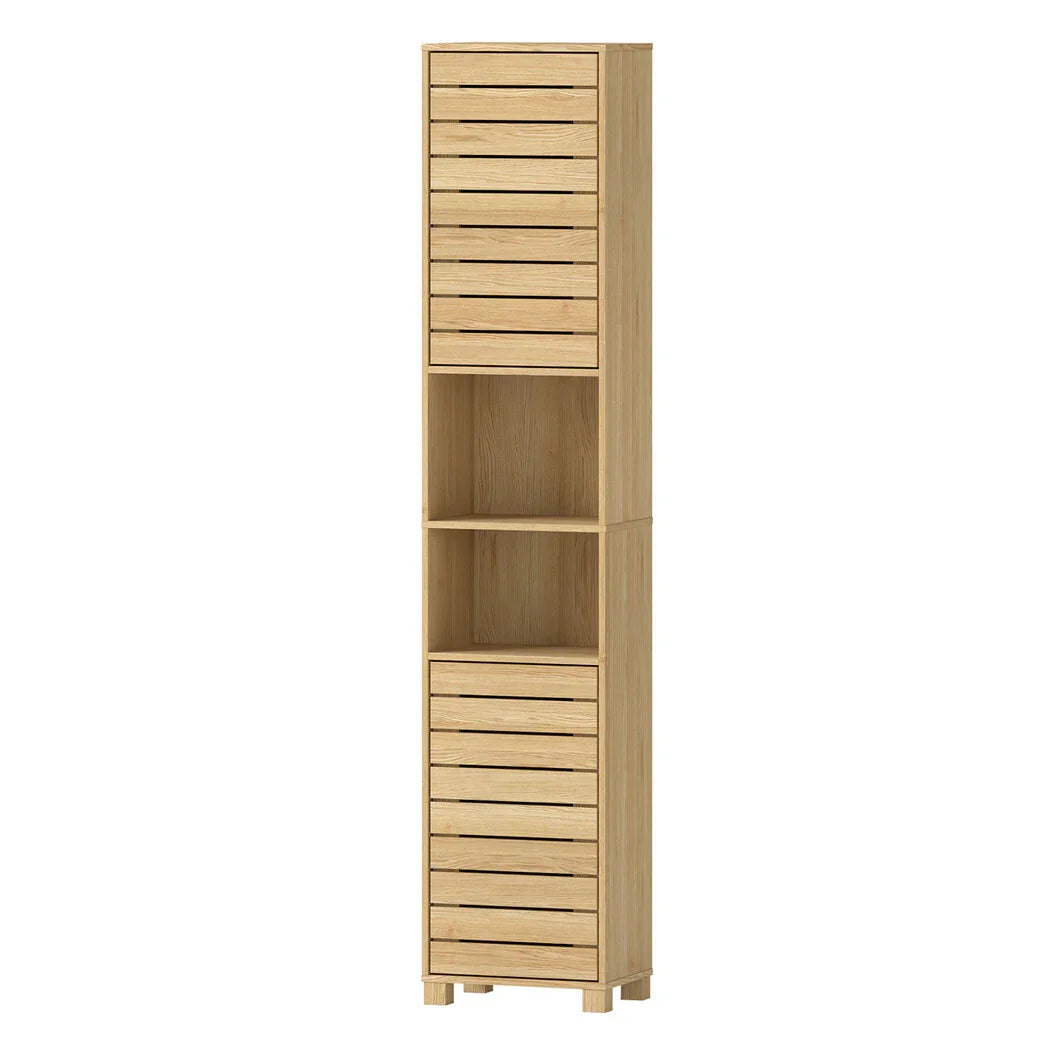 Levede Tall Bathroom Cabinet Storage 165cm Tallboy Adjustable Shelf Cupboard-2050056758117928960