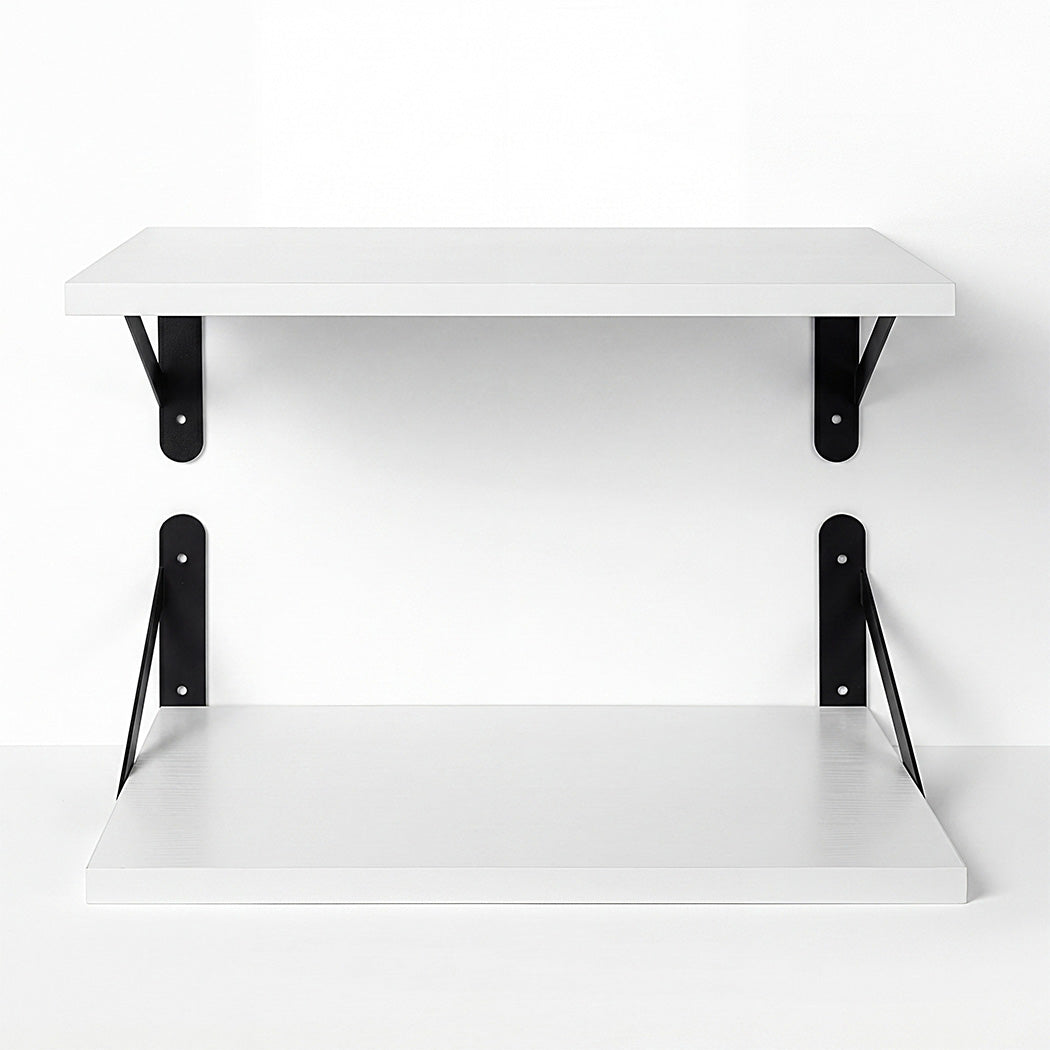 Levede Floating Wall Shelves 2Pcs Deep Wall Mounted Display Book Shelf Bedroom-2061251868176289792