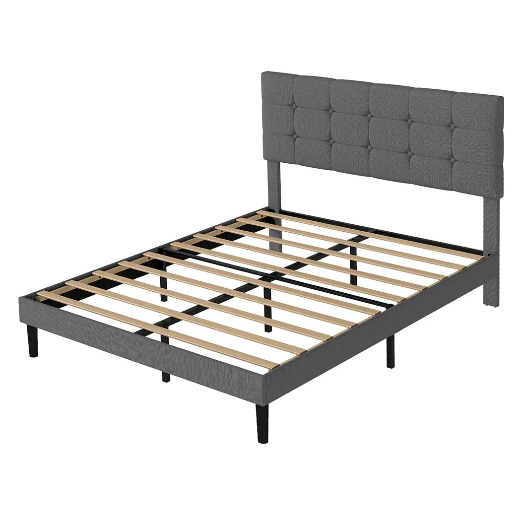 Levede Bed Frame Upholstered Platform Mattress Base Double-2050056908055908352