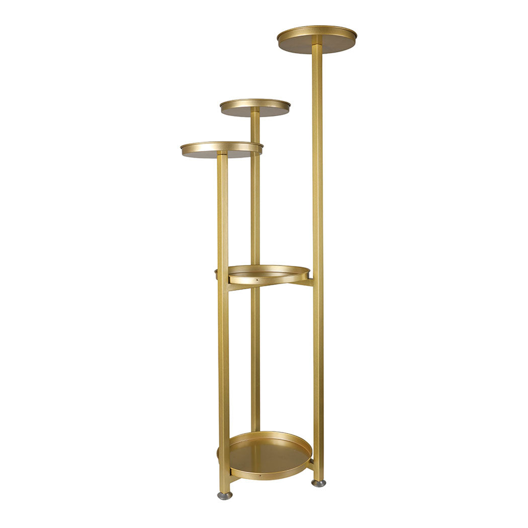 Levede Plant Stand Outdoor Indoor Flower Gold Large-1910112813704155136