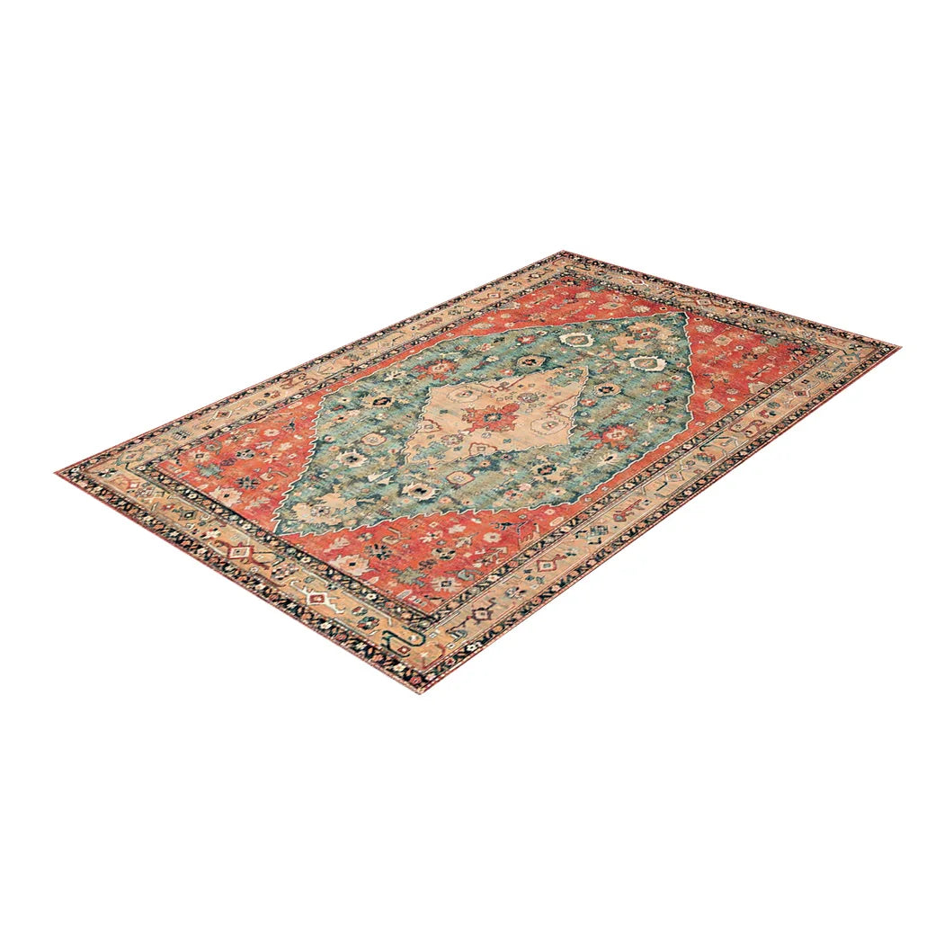 Marlow Floor Rug Vintage Polyester Washable Area Rugs-2050056914552885248