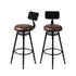 Levede 2x Bar Stool Kitchen Wooden PU-1864183225379852288
