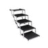 PaWz 5 Steps Dog Ramp Adjustable Height Black-1864184532979290112
