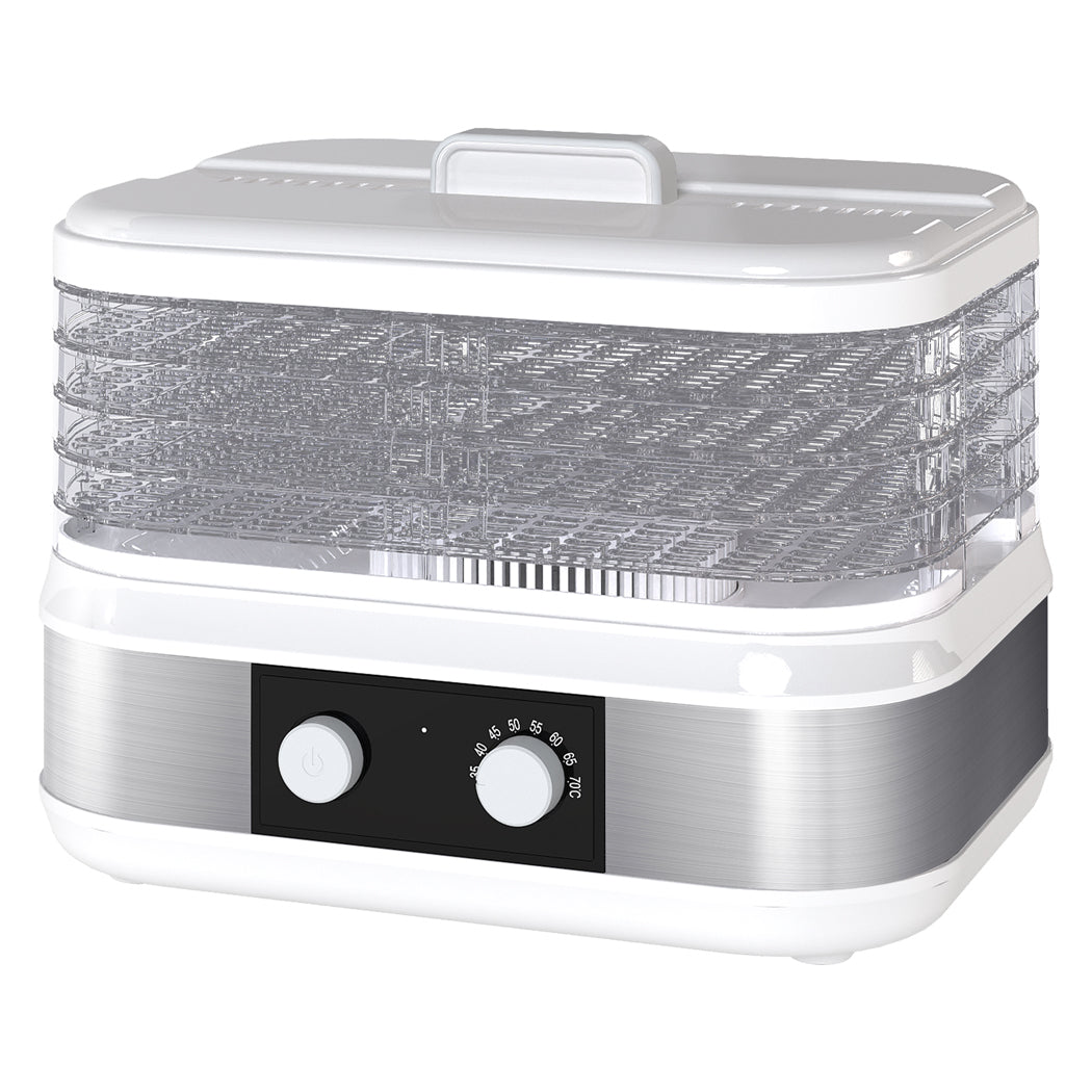 Spector 5 Trays Stainless Steel Food Dehydrator Dryer-2050056904838877184