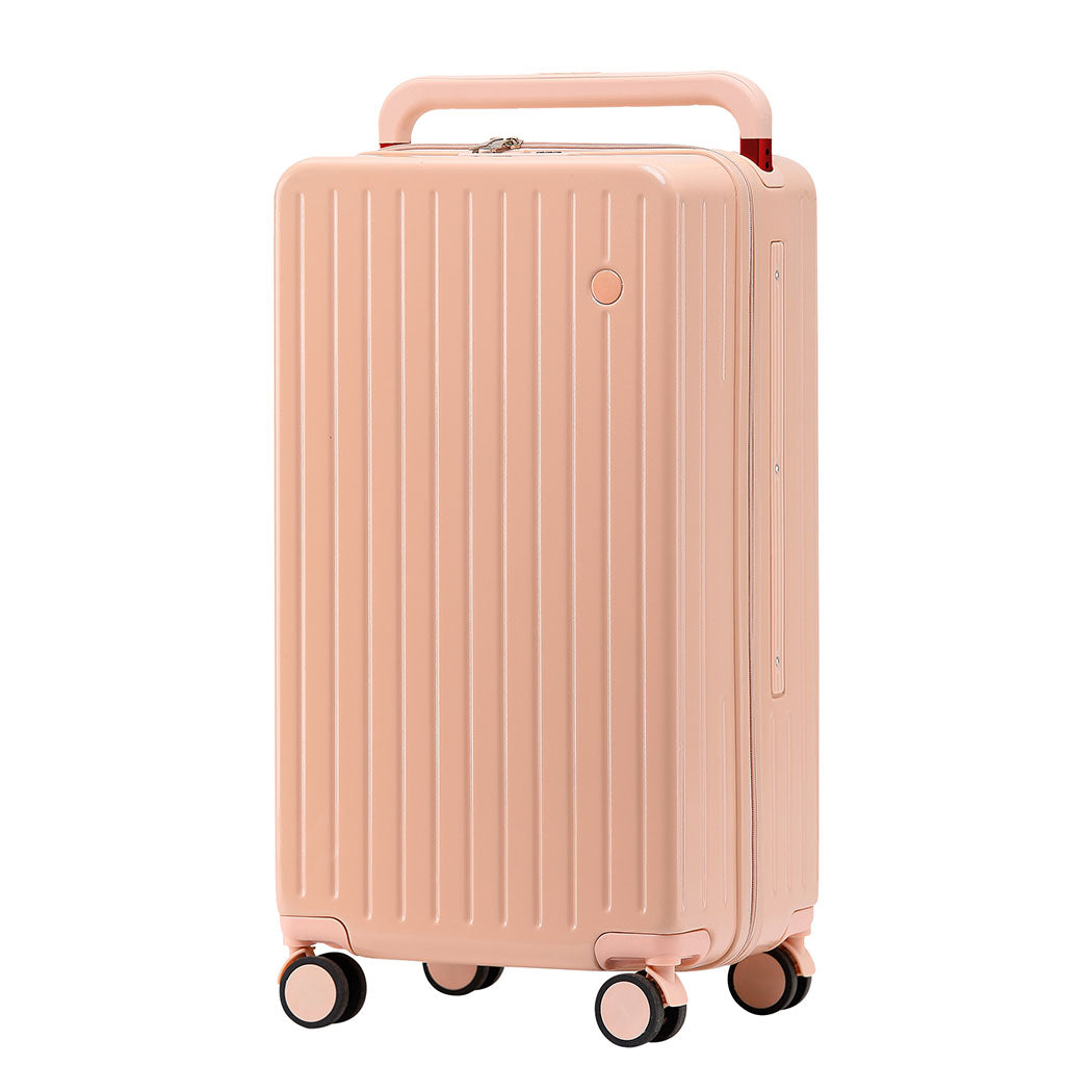 Slimbridge 26" Luggage Wide Handle Hard Case Pink-1894516770899890176