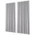 Marlow Blackout Curtains 2 Panels Thermal Linen Look Blockout Drapes Grey-2072893565129854976