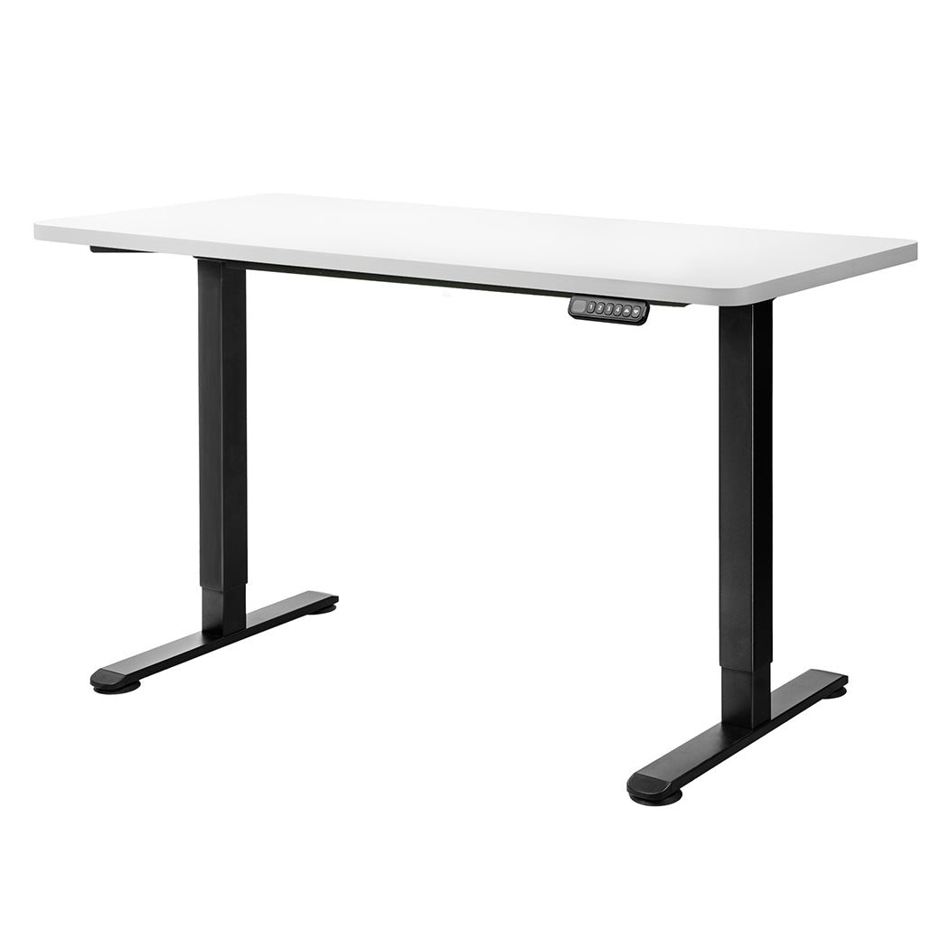 Levede Motorised Standing Desk Adjustable 120cm White 800x 1.5MM-1910112990800252928