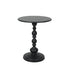 Levede Side Table Vintage End Round Black-2006733270934491136